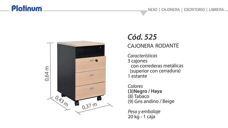 Cajonera Rodante